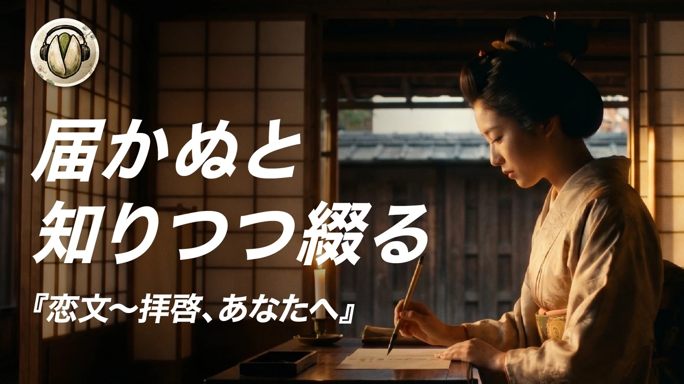 開心果オリジナル楽曲「恋文〜拝啓、あなたへ」サムネイル