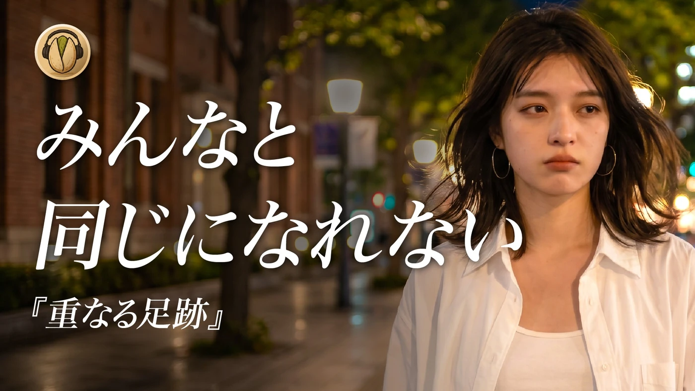 開心果オリジナル楽曲「重なる足跡」サムネイル
